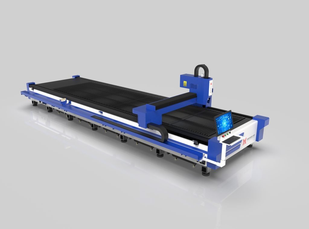 Single table laser cutting machine