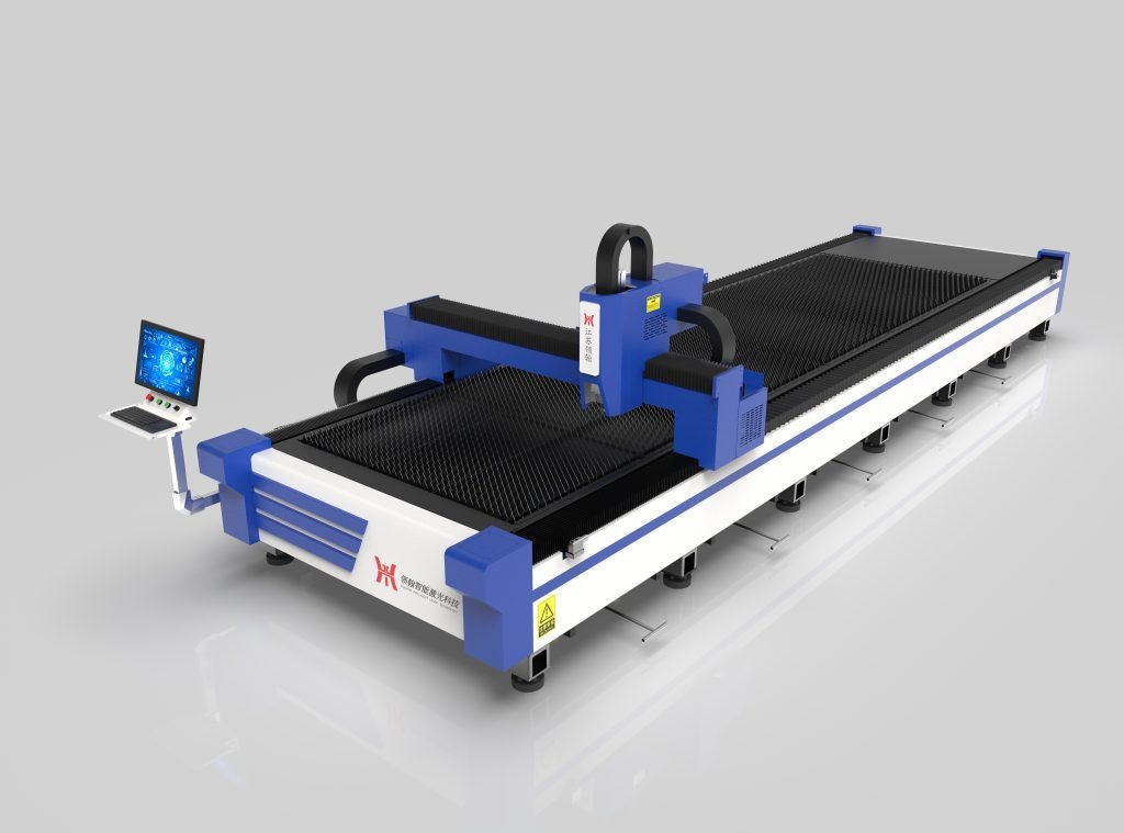 Single table laser cutting machine