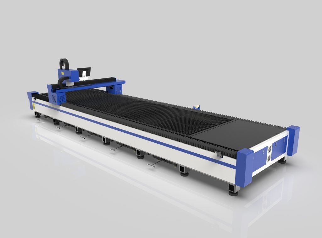 Single table laser cutting machine