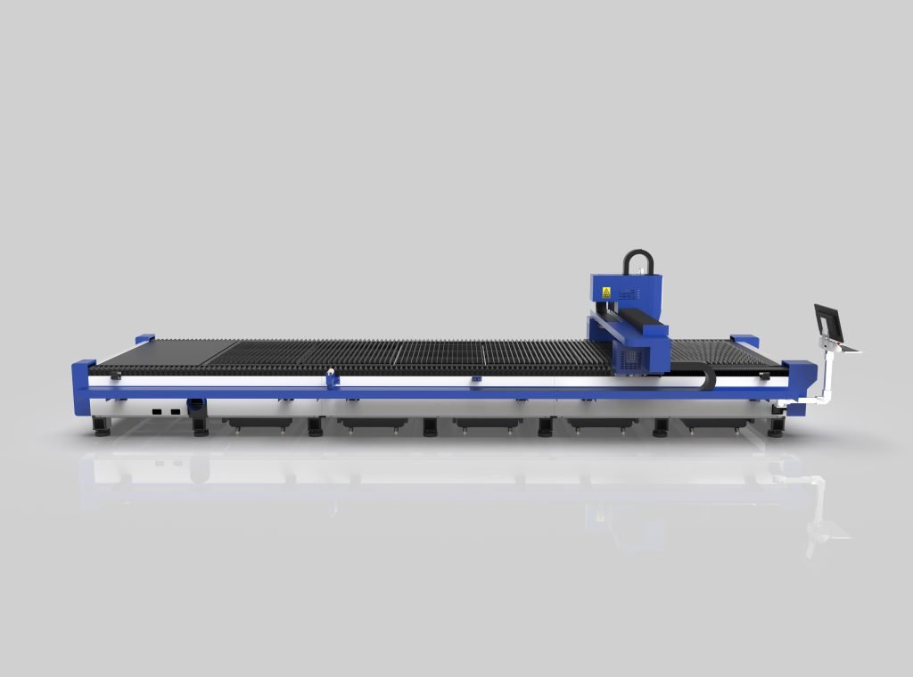 Single table laser cutting machine