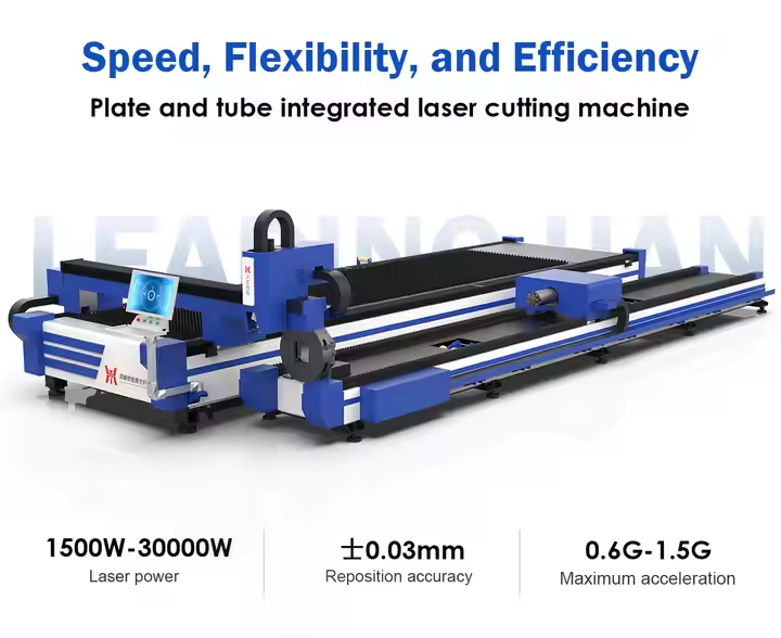 Integrierte Laserschneidmaschine für Bleche und Rohre